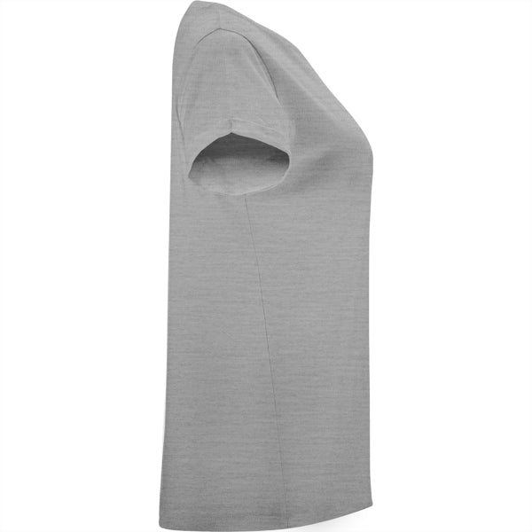 CIES Damen-T-Shirt – Rollup-Ärmel und Baumwollkomfort für den DTF-Druck