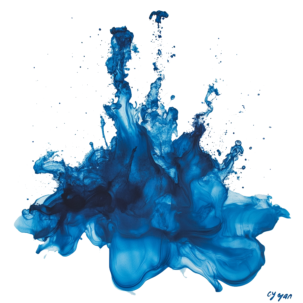 Smart Ink Cyan DTF-Tinte für leuchtende Farbergebnisse