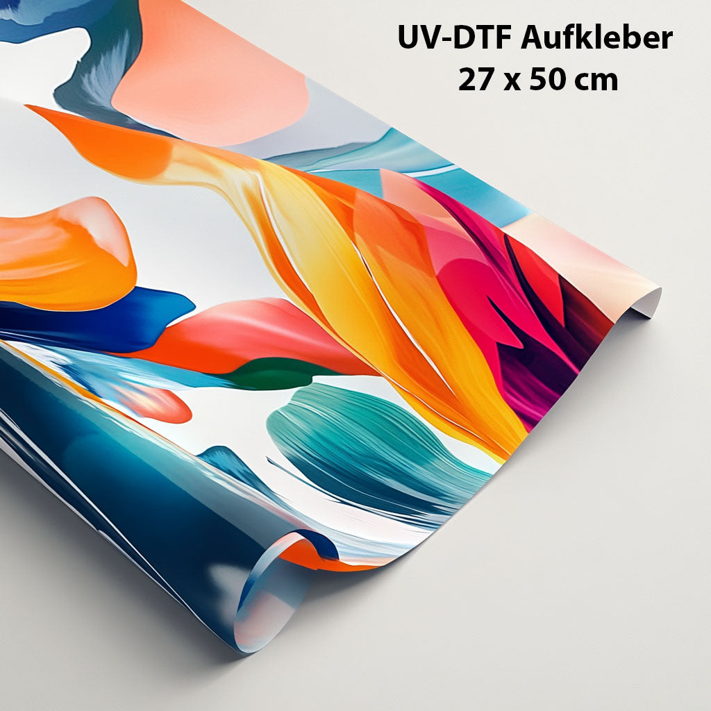 UV-DTF Aufkleber 27 x 50 cm