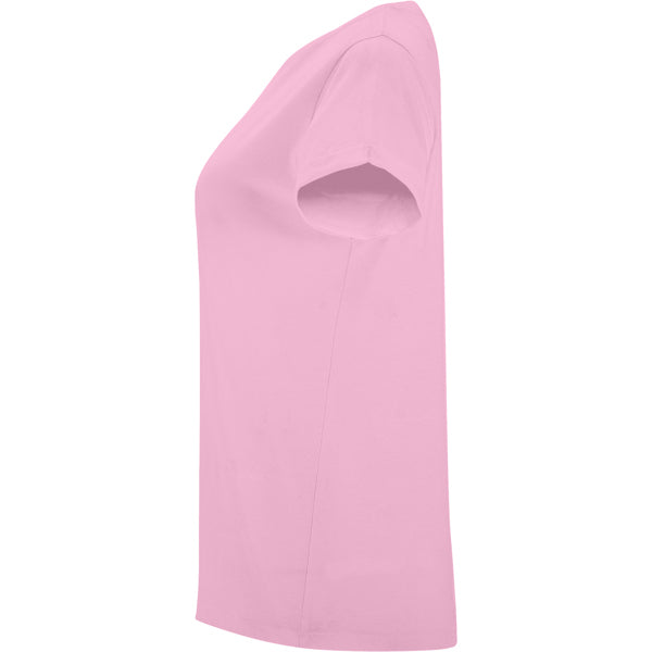 CIES Damen-T-Shirt – Rollup-Ärmel und Baumwollkomfort für den DTF-Druck