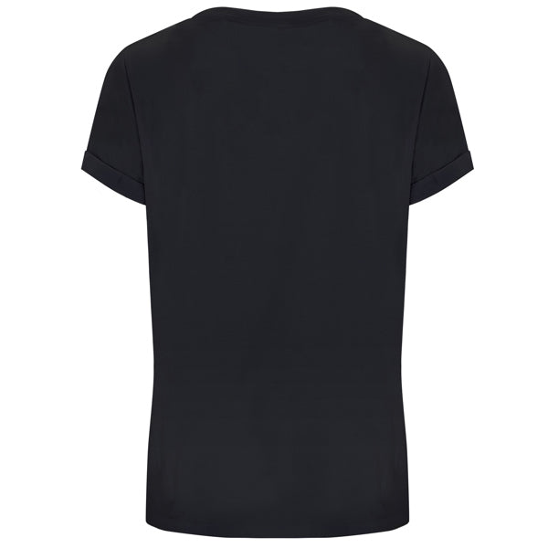 CIES Damen-T-Shirt – Rollup-Ärmel und Baumwollkomfort für den DTF-Druck